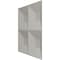 Ekena Millwork 19 5/8in. W x 19 5/8in. H Foster EnduraWall Decorative 3D Wall Panel Covers 2.67 Sq. Ft. WP20X20FOGCG - alternate 2